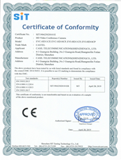 CE产品认证证书